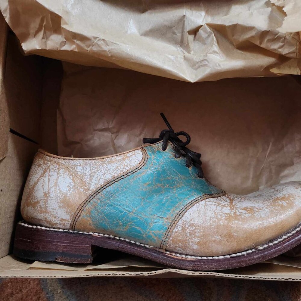 Bed Stu FURY Great Condition Oxford vintage -looking women's saddle shoe Size 7